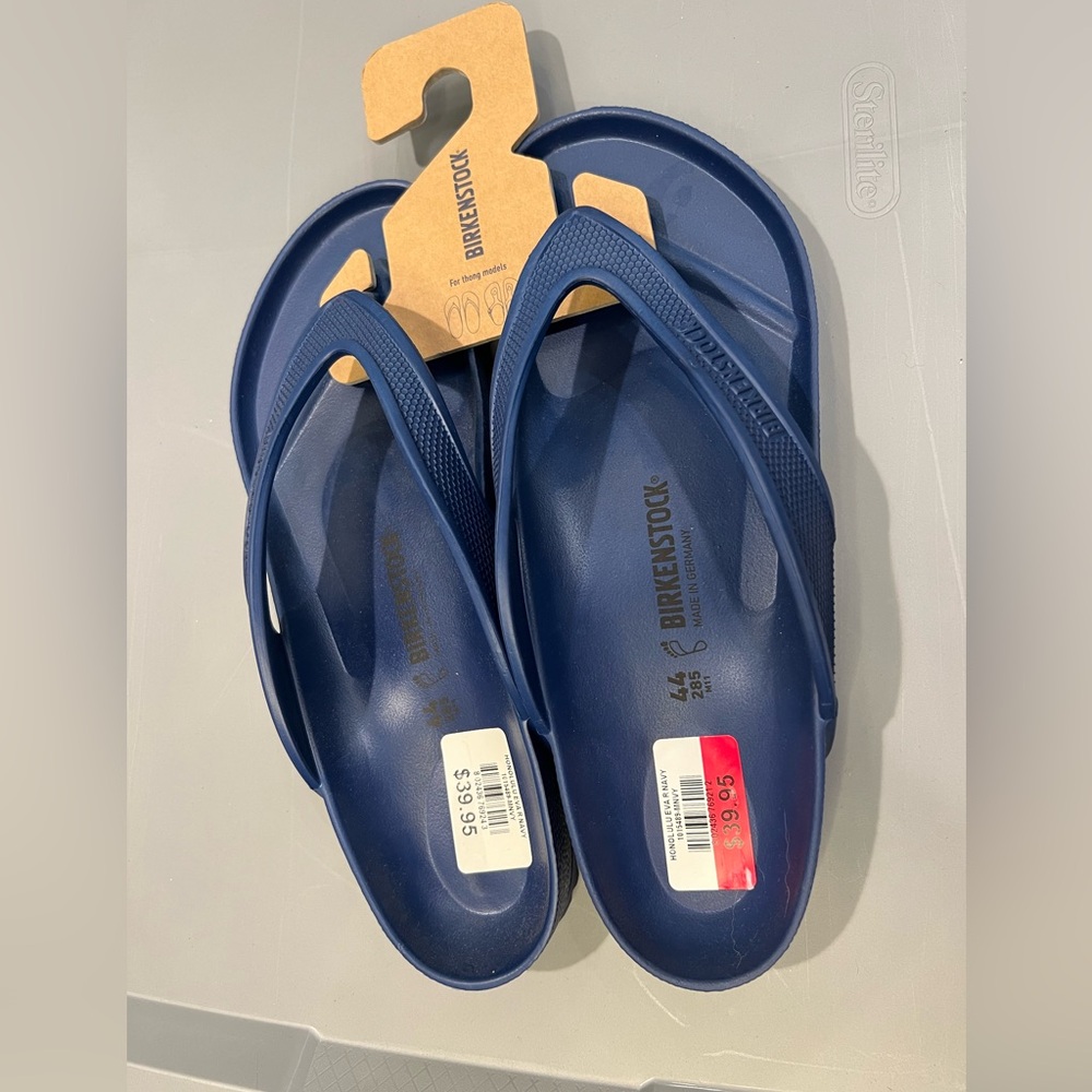 NWT Mens Birkenstock Honolulu Eva Navy EU size 44 ( US 11 -  11.5)